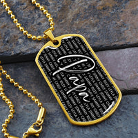 Thumbnail for Grandkids - Necklace - Gift for Grandpa - Love You This Much