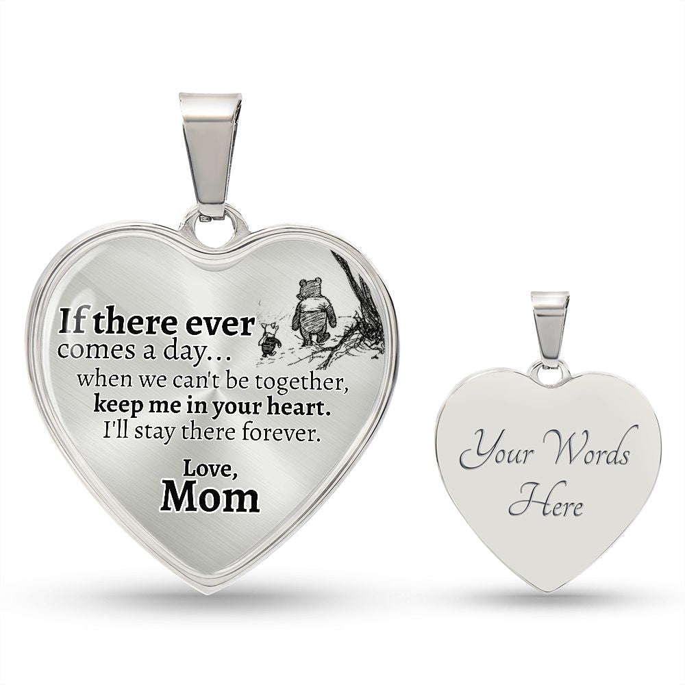 If There Ever (Love, Mom) Heart Necklace - Love You This Much