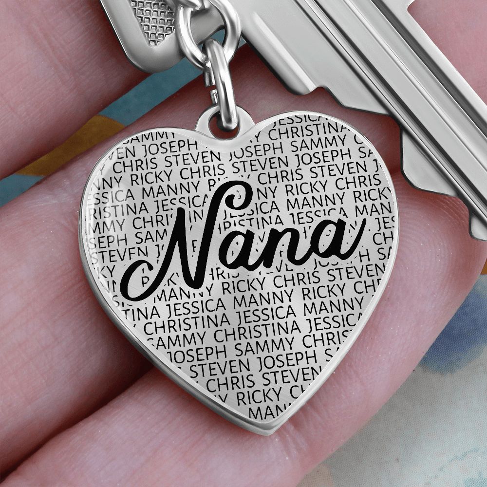 (MATCHING) Grandkids Keychain - Love You This Much