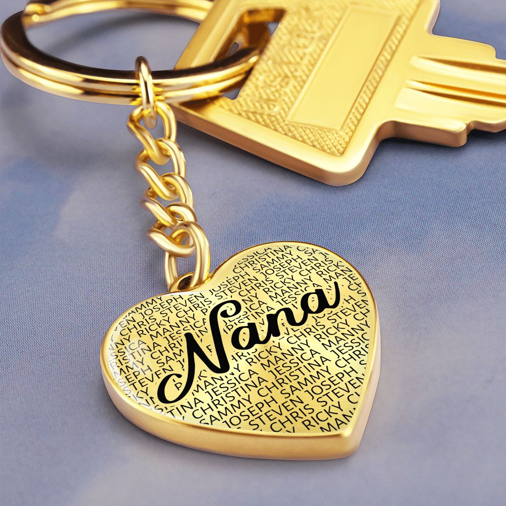 (MATCHING) Grandkids Keychain - Love You This Much