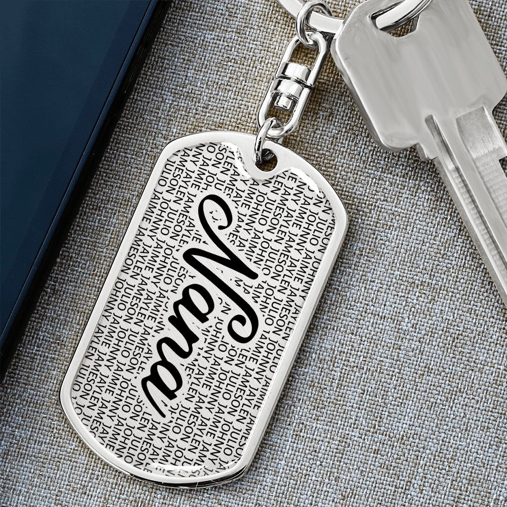 (Matching) Grandkids Keychain - Love You This Much