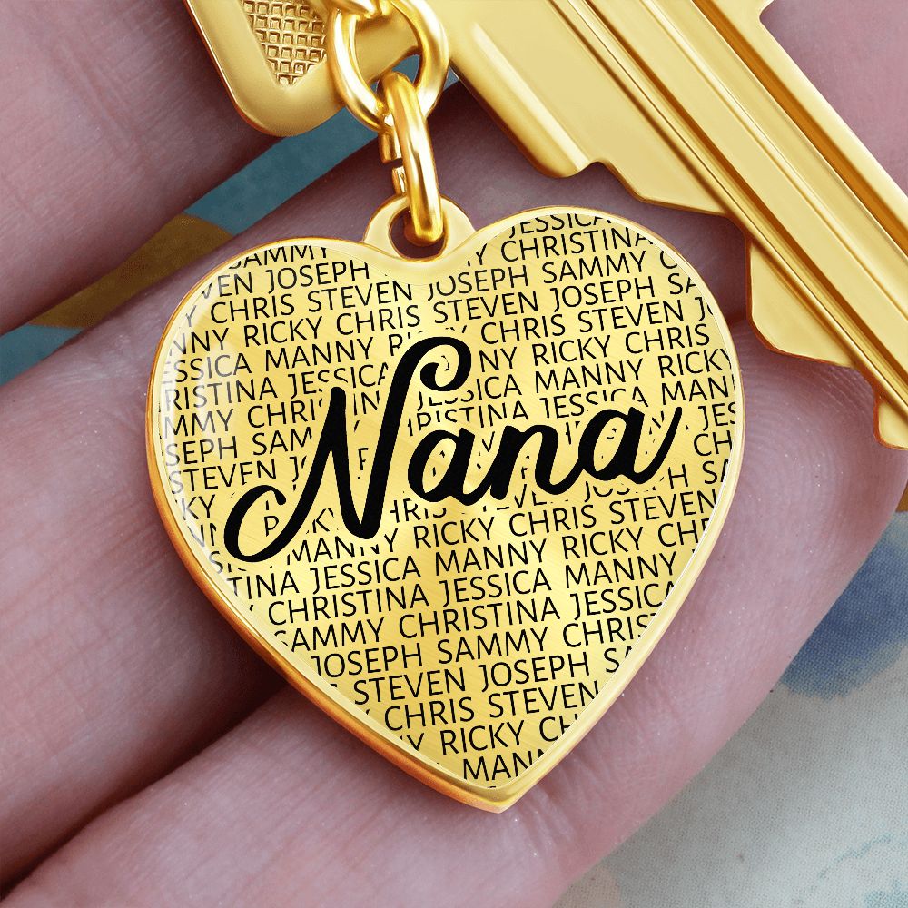 (MATCHING) Grandkids Keychain - Love You This Much