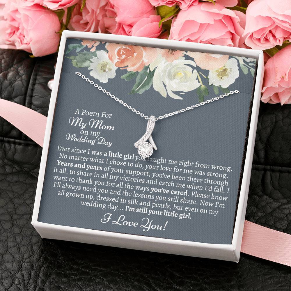 Mom Poem Alluring Necklace (New) - Love You This Much