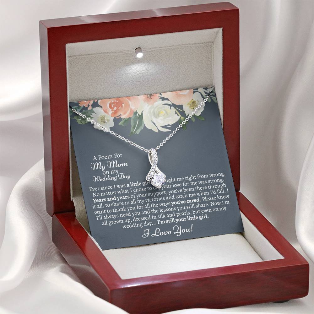 Mom Poem Alluring Necklace (New) - Love You This Much