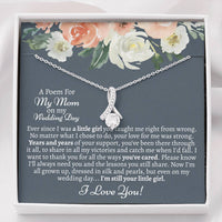 Thumbnail for Mom Poem Alluring Necklace (New) - Love You This Much