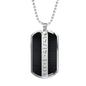 Morse Code Gridiron Dog Tag Necklace - Love You This Much