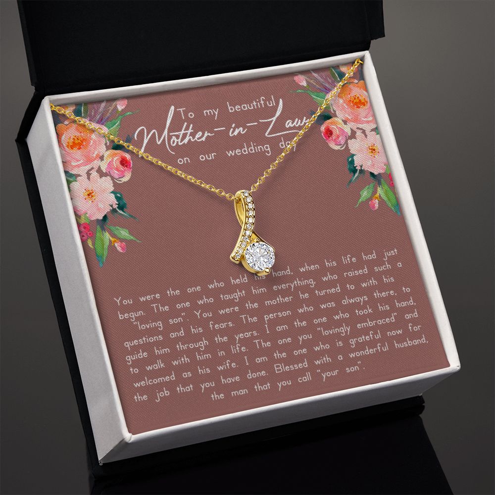 Mother In Law Wedding Alluring Beauty Necklace - Love You This Much