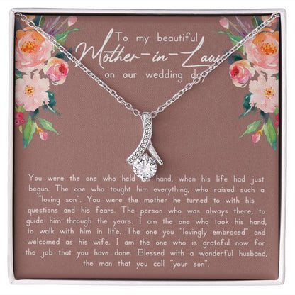 Mother In Law Wedding Alluring Beauty Necklace - Love You This Much