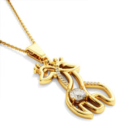 Thumbnail for Mother of Twins Giraffe Necklace - Love You This Much