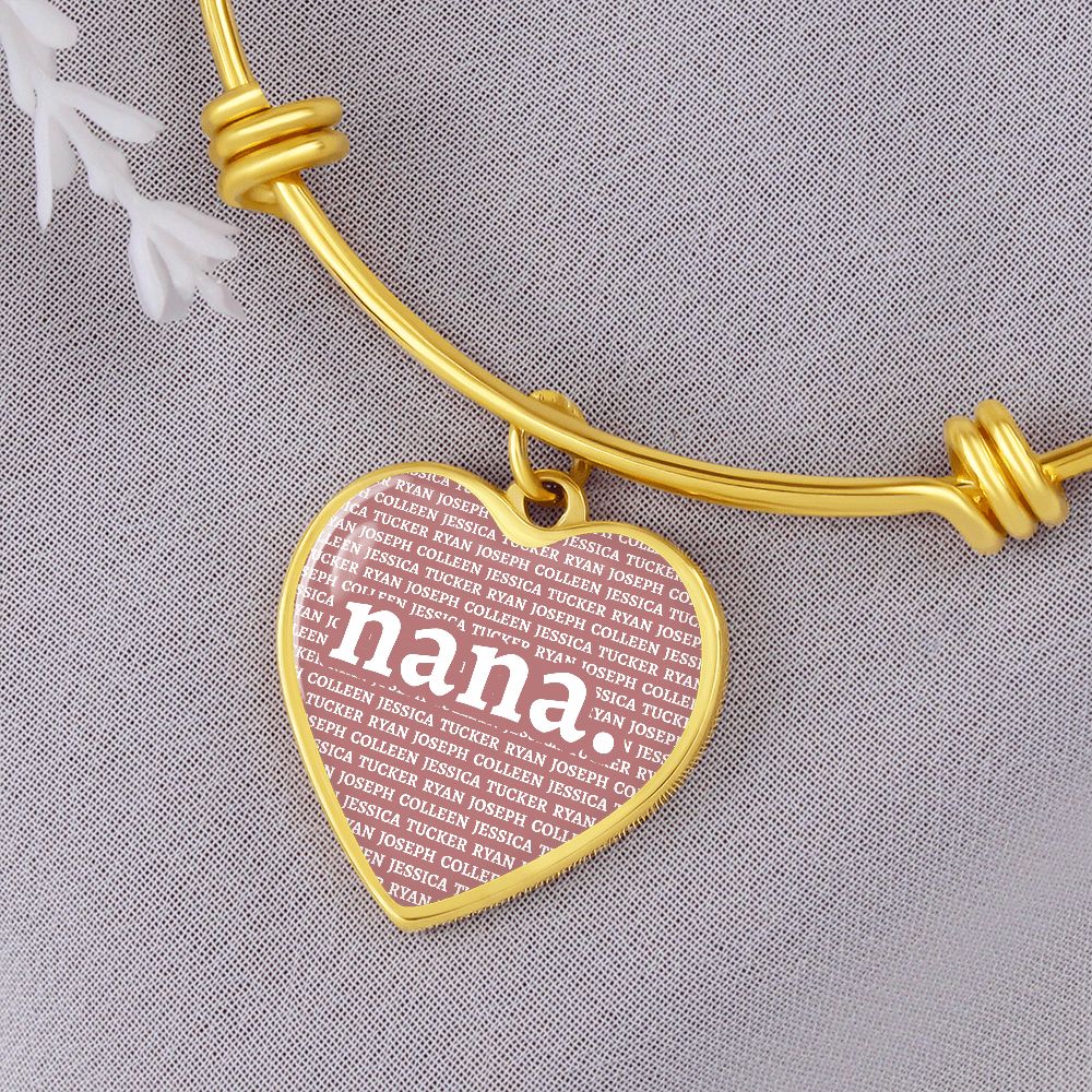 Nana Heart Bangle (New) - Love You This Much