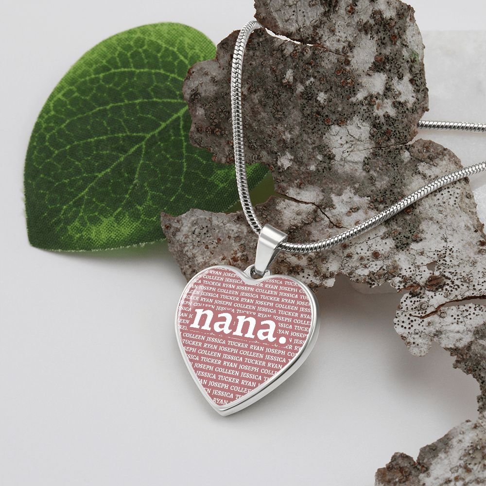 Nana Heart Necklace - Love You This Much