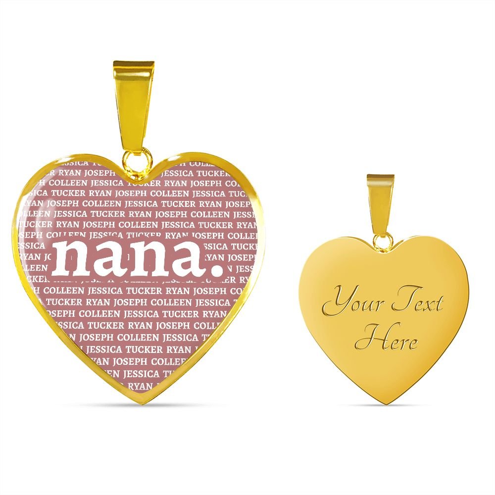 Nana Heart Necklace - Love You This Much