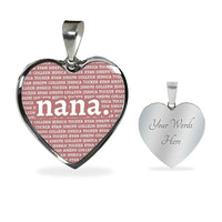 Thumbnail for Nana Heart Necklace - Love You This Much