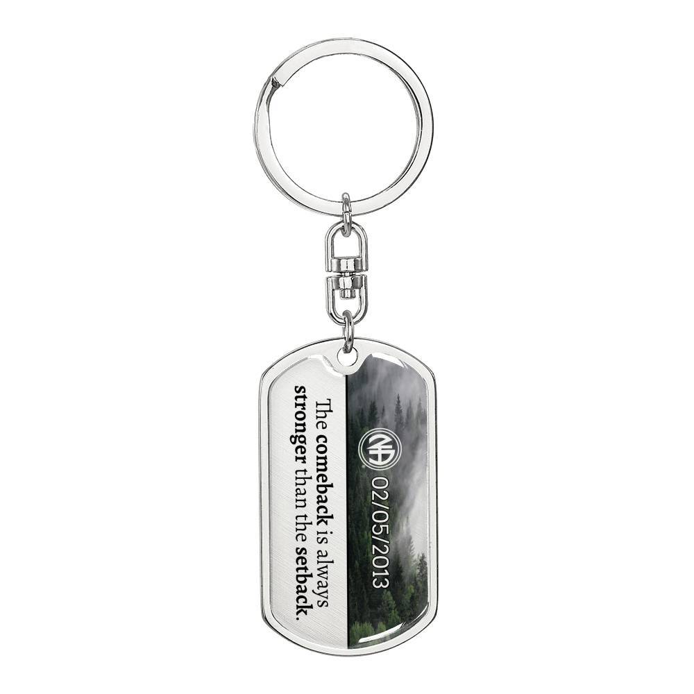 Narcotics Recovery Keychain - Love You This Much