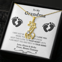 Thumbnail for New Grandma Giraffe Necklace - Love You This Much