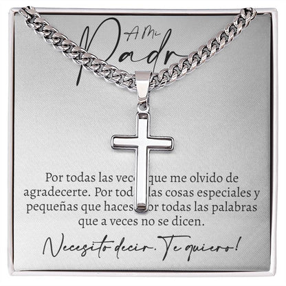 Padre Cuban Cross Necklace - Love You This Much