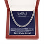 Papa Cuban Chain Necklace - Love You This Much