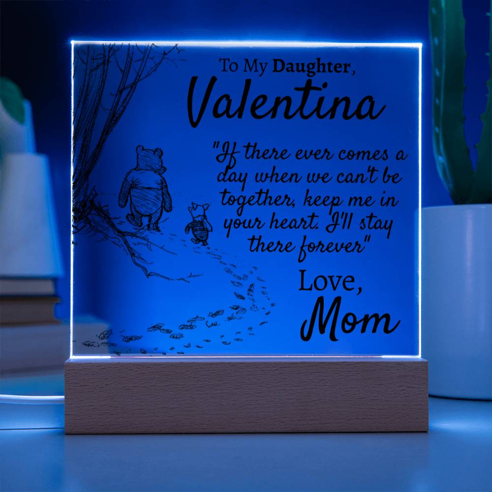 Personalized Daughter - Comes a Day - Love Mom - Love You This Much