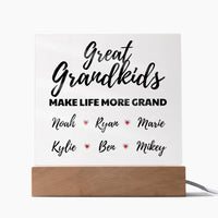 Thumbnail for Personalized Great Grandkids Acrylic - Love You This Much