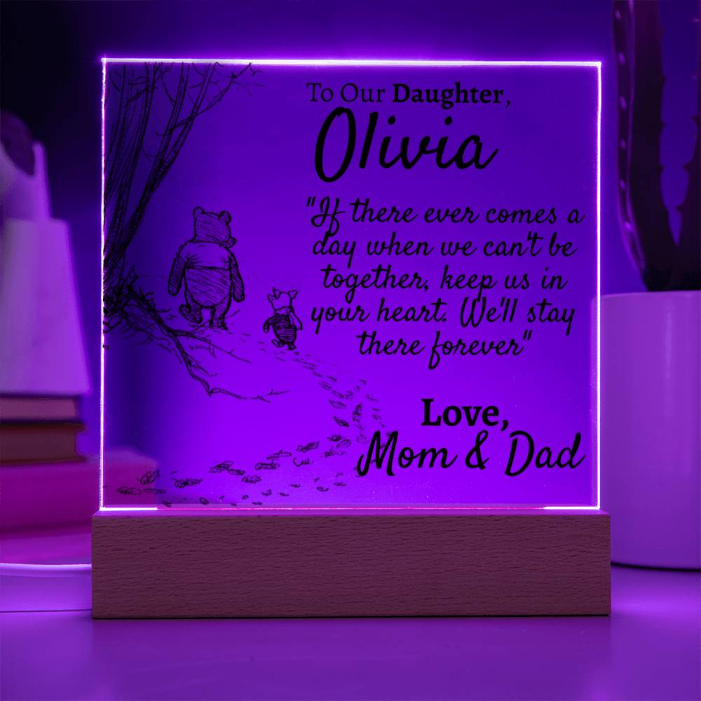 Personalized Our Daughter - Comes a Day - Mom and Dad - Love You This Much