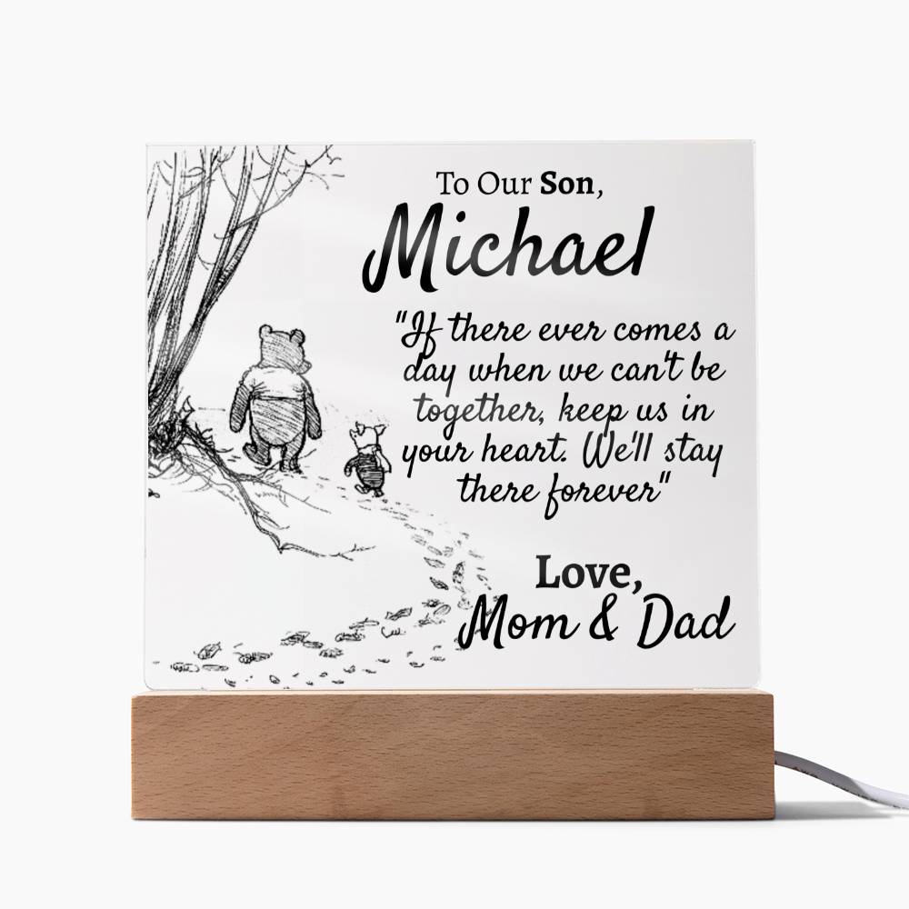 Personalized Our Son - Comes a Day - Love Mom and Dad - Love You This Much