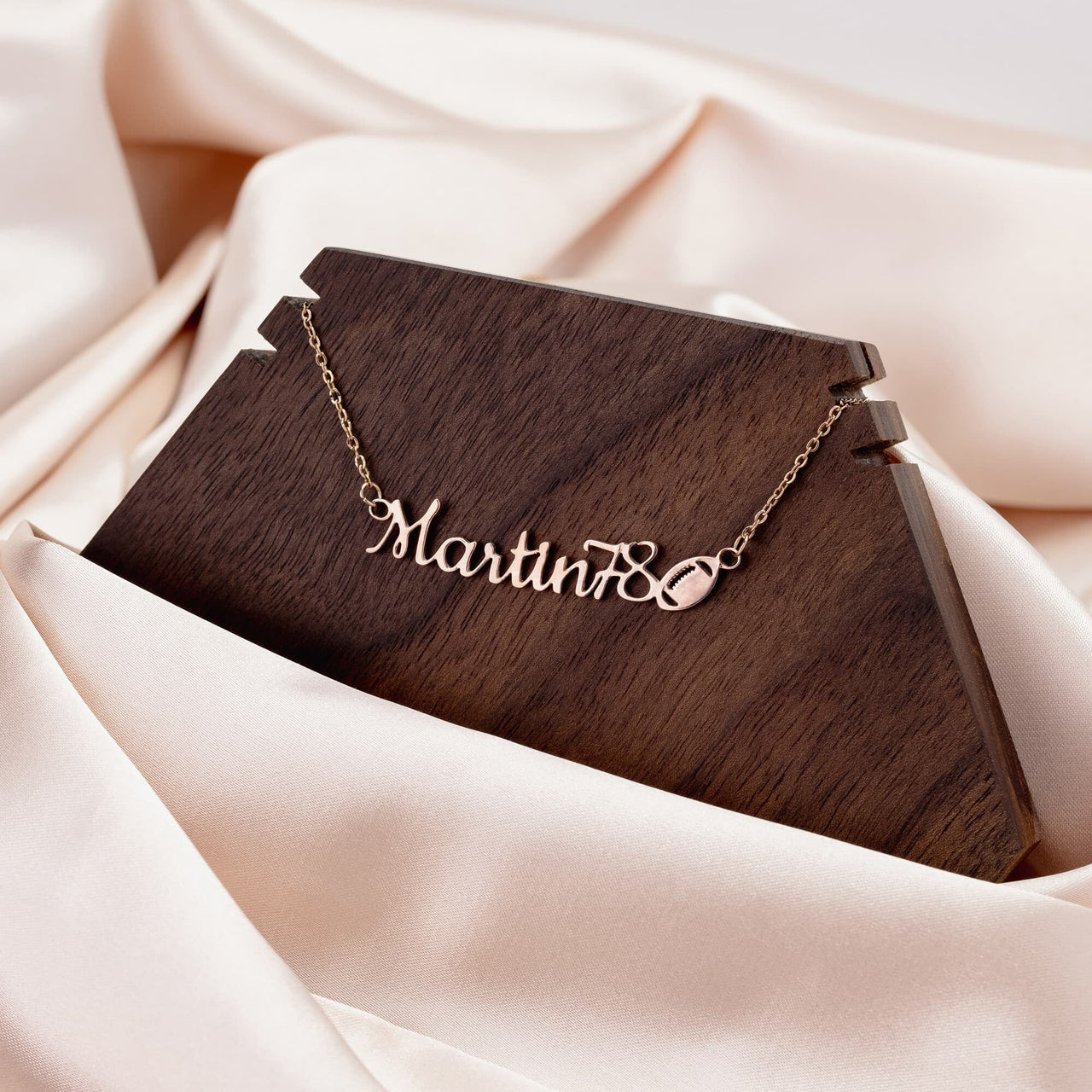 Personalized Sports Mom Necklace - Love You This Much