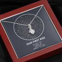 Thumbnail for Personalized Star Map Alluring Beauty Necklace - Love You This Much