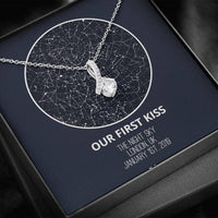 Thumbnail for Personalized Star Map Alluring Beauty Necklace - Love You This Much