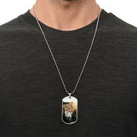 Thumbnail for Photo Dog Tag Necklace - Love You This Much