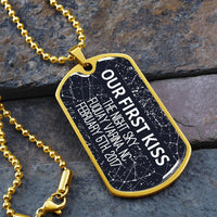 Thumbnail for Star Map Dog Tag Necklace - Love You This Much