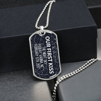Thumbnail for Star Map Dog Tag Necklace - Love You This Much