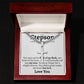 Stepson Cuban Cross Necklace - Love You This Much